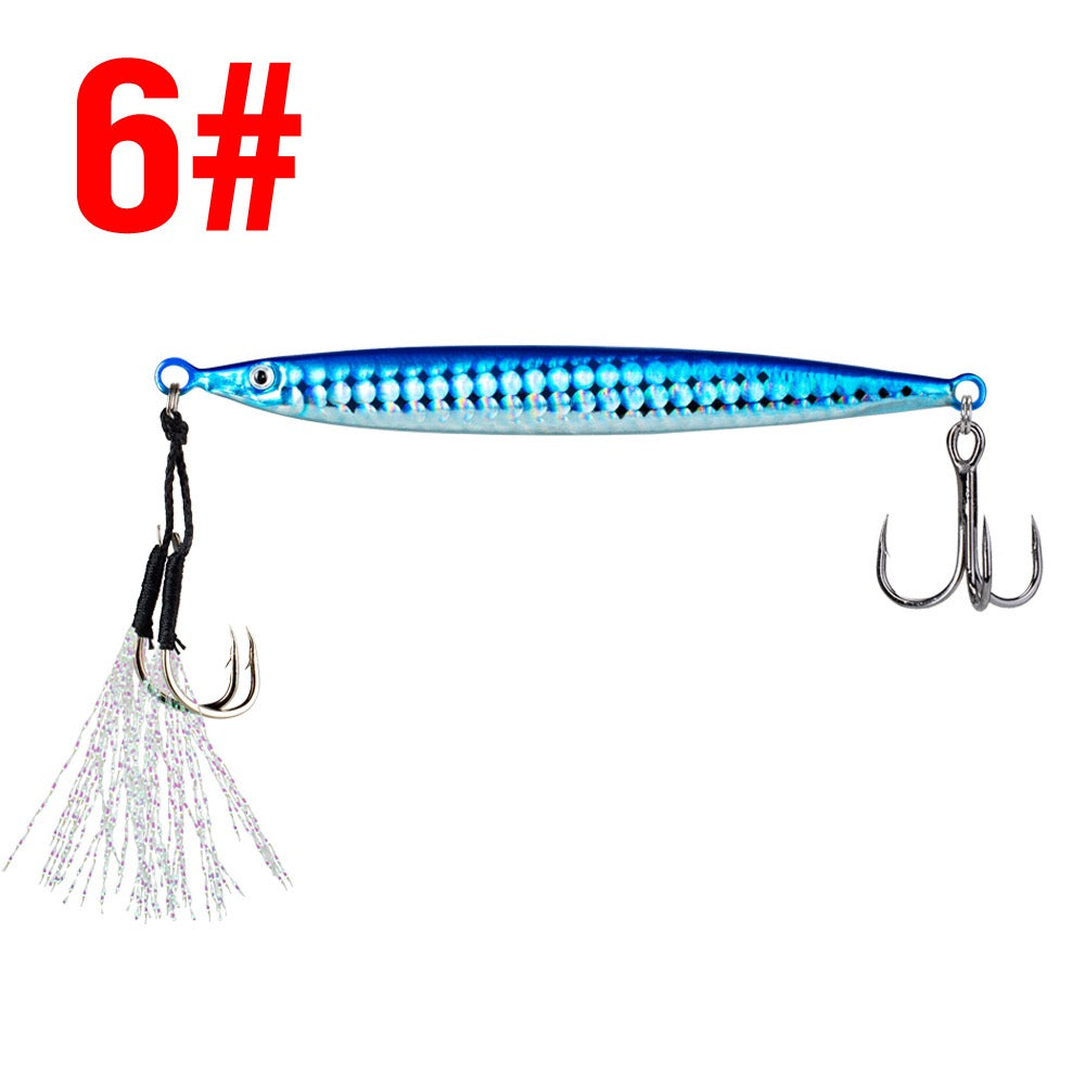 New Wholesale/Retail 14g 17g 21g 28g 35g 45g Luminous Crack Colors Saltwater Slow Pitch Jigging Lure