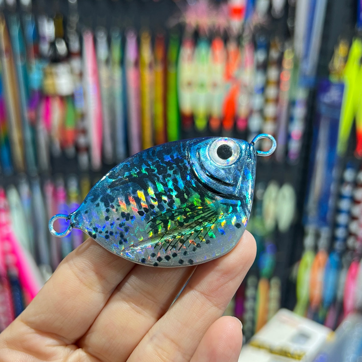 #AA Slow/Speed Jigging Glow Slow Pitch Metal Jigging Jigs Lure 100g