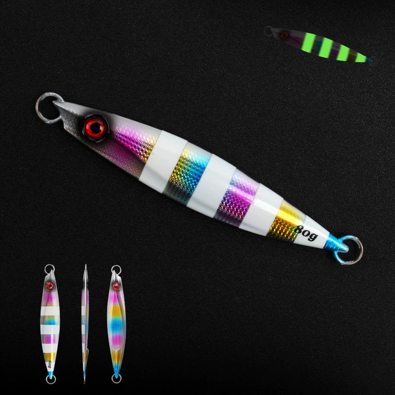 #53 Slow/Speed Pitch Jigs 20g 30g 40g 60g 80g 100g
