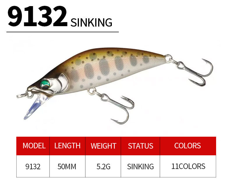 Minnow Saltwater Lures 50MM/5.2g
