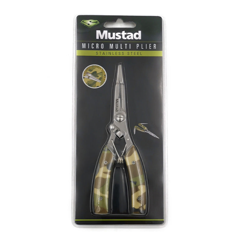 Mustad MT023C Stainless Steel Corrosion Resistant Multipurpose Fishing Pliers Fishing tackle