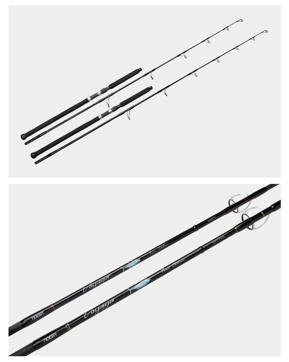 NOEBY Slow Pitch Jigging/Saltwater/Topwater/Big Game/GT /Tuna Rod VP77XH/2.31m/VP80H/2.43m