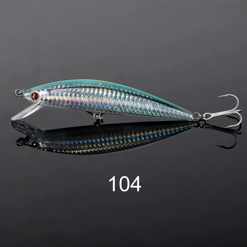 NOEBY Saltwater Pencil Bait/Stickbait/Minnow/Topwater/Popper Lure 120mm/44g