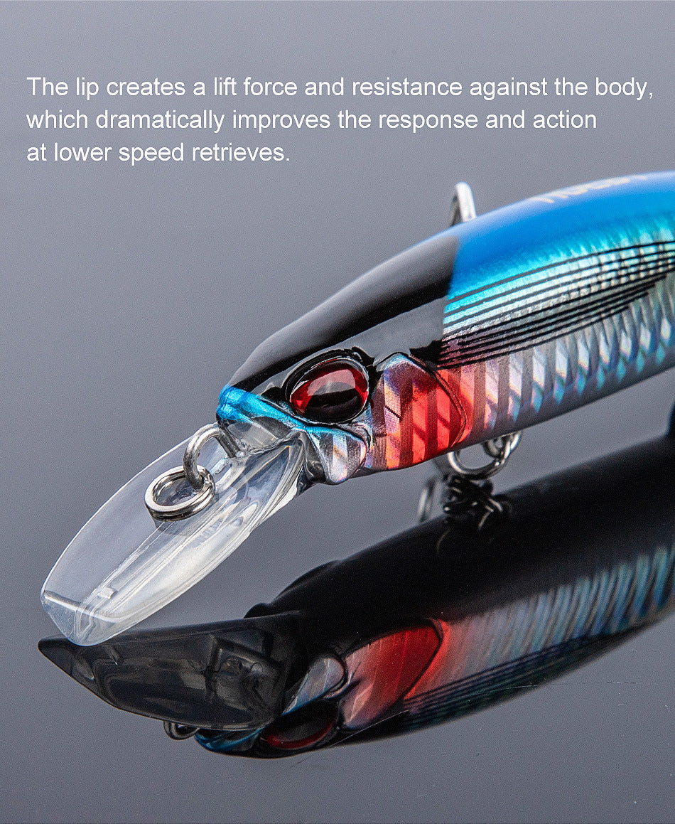 NOEBY Saltwater Pencil Bait/Stickbait/Minnow/Topwater/Popper Lure 110mm/64g