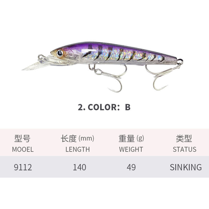 Minnow Saltwater Lures 140mm/49g