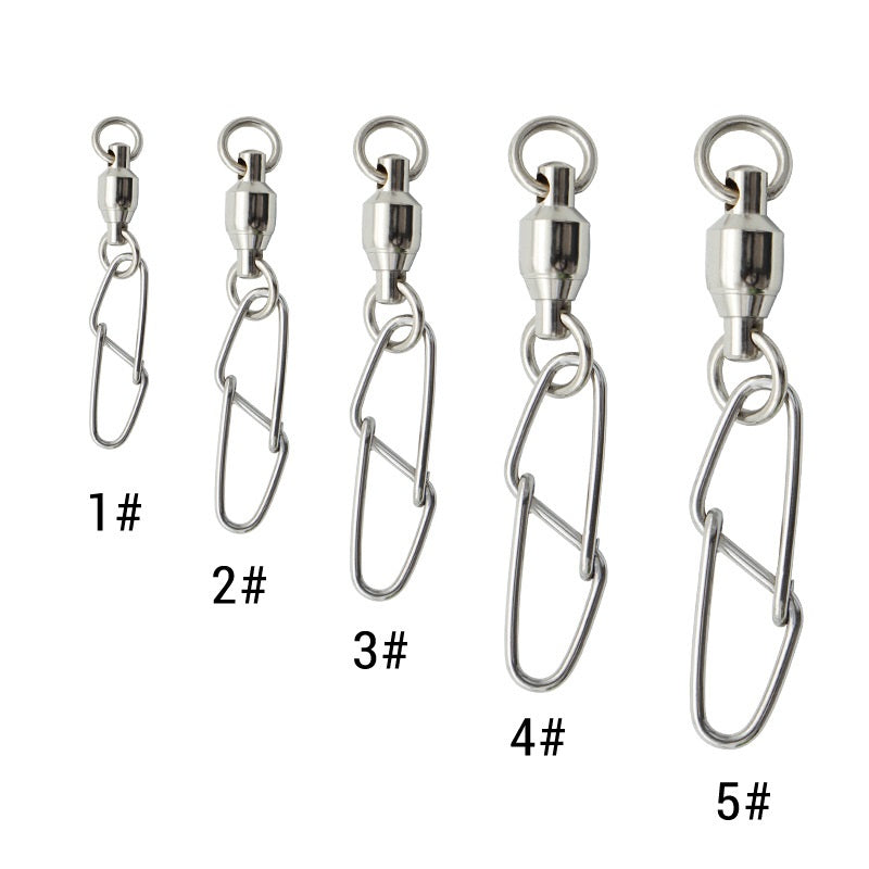 Stainless Steel Swivels+Snap #0 #1 #2 #3 #4 #5/Fishing tackle