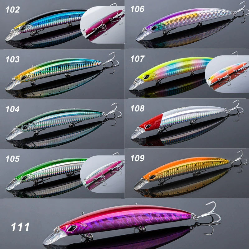NOEBY Saltwater Pencil Bait/Stickbait/Minnow/Topwater/Popper Lure 130mm/23g