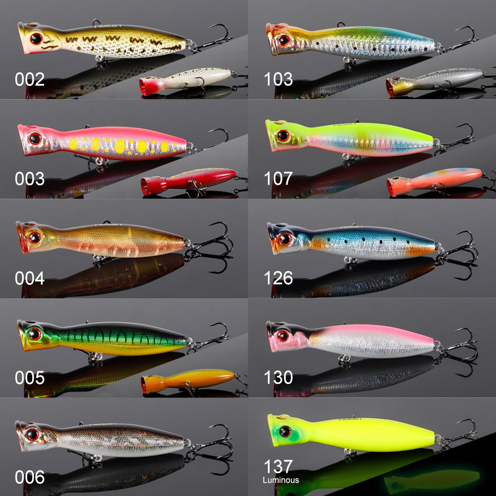 Saltwater plastic popper bait #19-100mm/17g