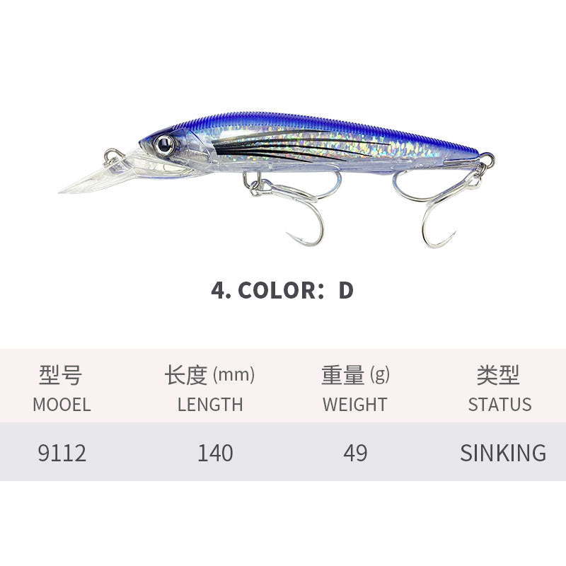 Minnow Saltwater Lures 140mm/49g