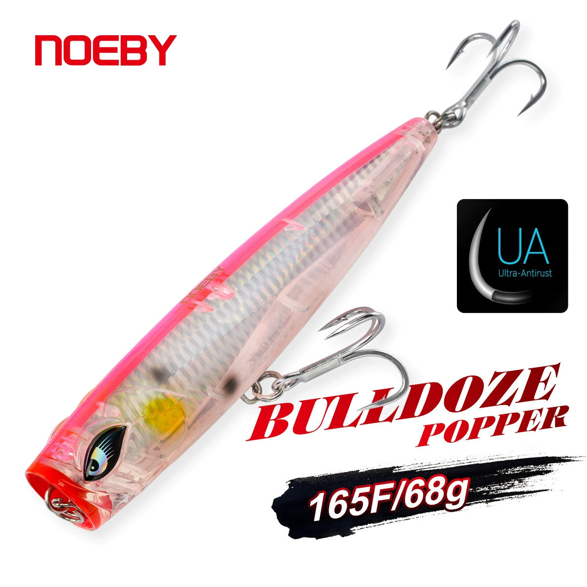 NOEBY Saltwater Pencil Bait/Stickbait/Minnow/Topwater Lure 160mm/68g