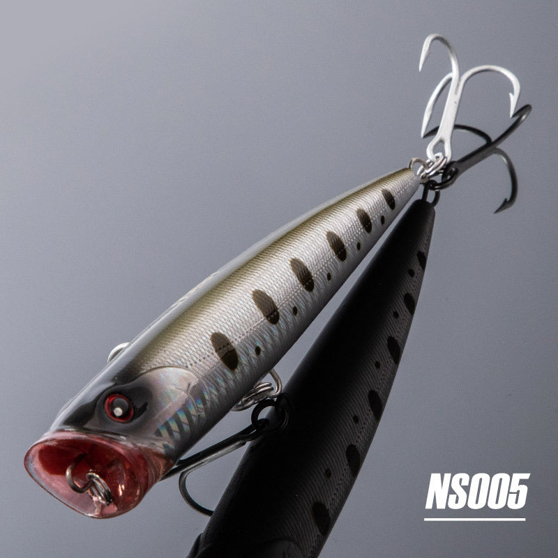 Saltwater plastic popper bait #7- 140mm/40g