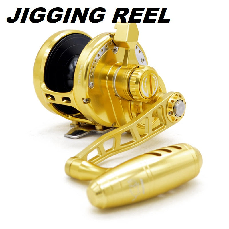 “Golden Bull” Slow Pitch Jigging Reel (left and right hand)