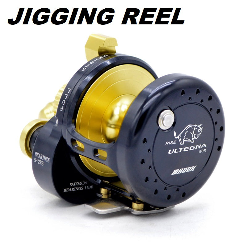 “Golden Bull” Slow Pitch Jigging Reel (left and right hand)