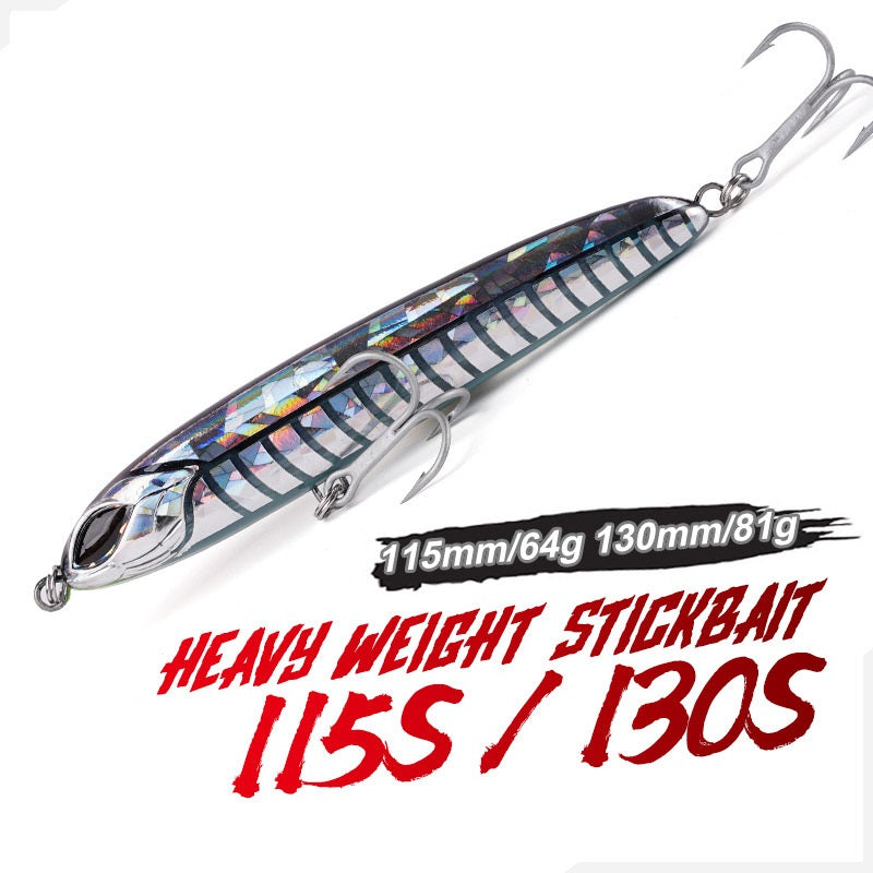 Saltwater plastic Pencil bait #26- 130mm/81g 115mm/64g