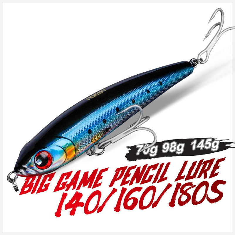 Saltwater plastic Pencil bait #32- 140mm/70g 160mm/98g 180mm/145g