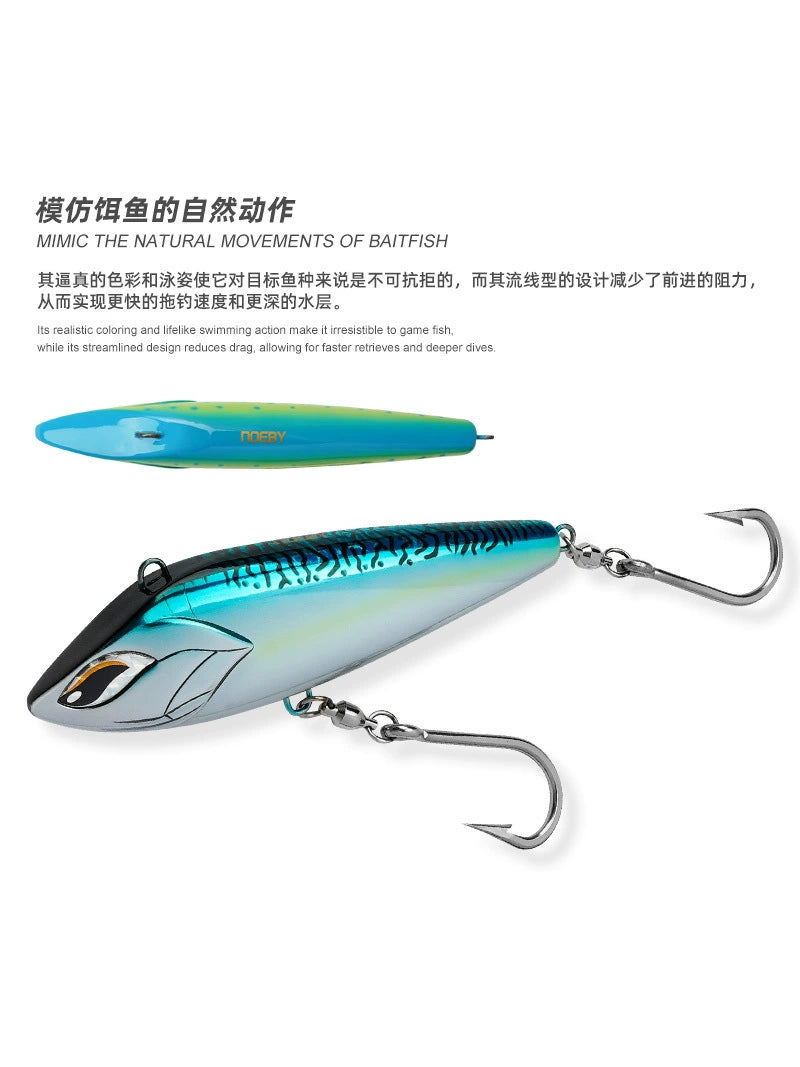 NOEBY Saltwater Pencil Bait/Stickbait/Minnow/Topwater Lure 170mm/213g