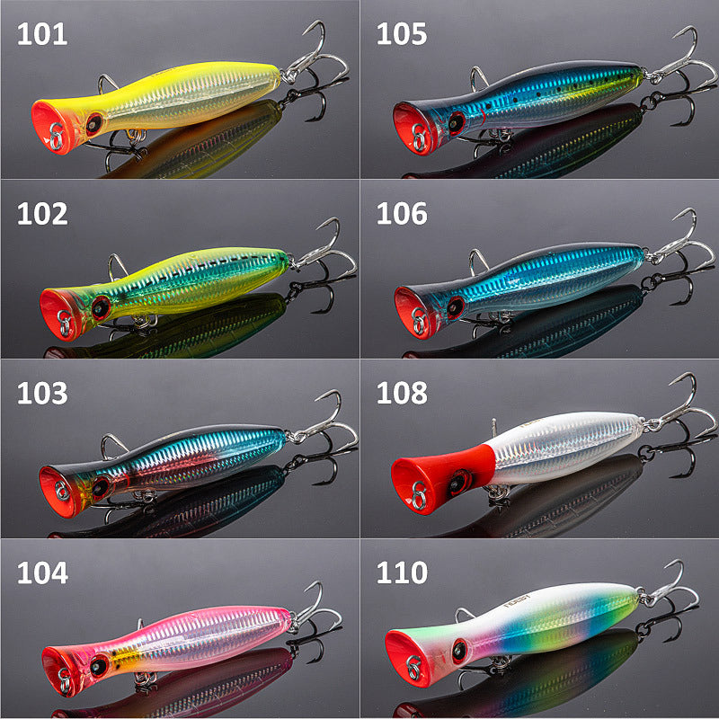 诺Saltwater plastic popper bait #18-200mm/154g
