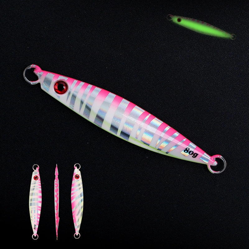 #53 Slow/Speed Pitch Jigs 20g 30g 40g 60g 80g 100g