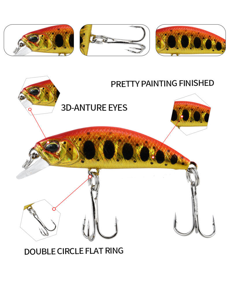 Minnow Saltwater Lures 38mm/3.2g
