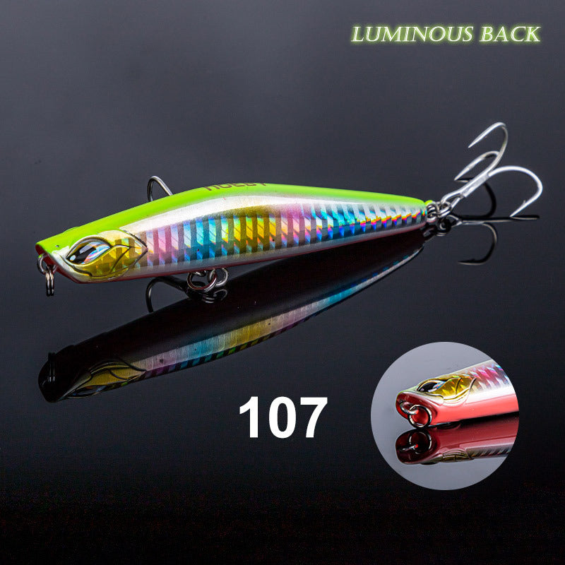 Saltwater plastic Pencil bait #34- 80mm/14g