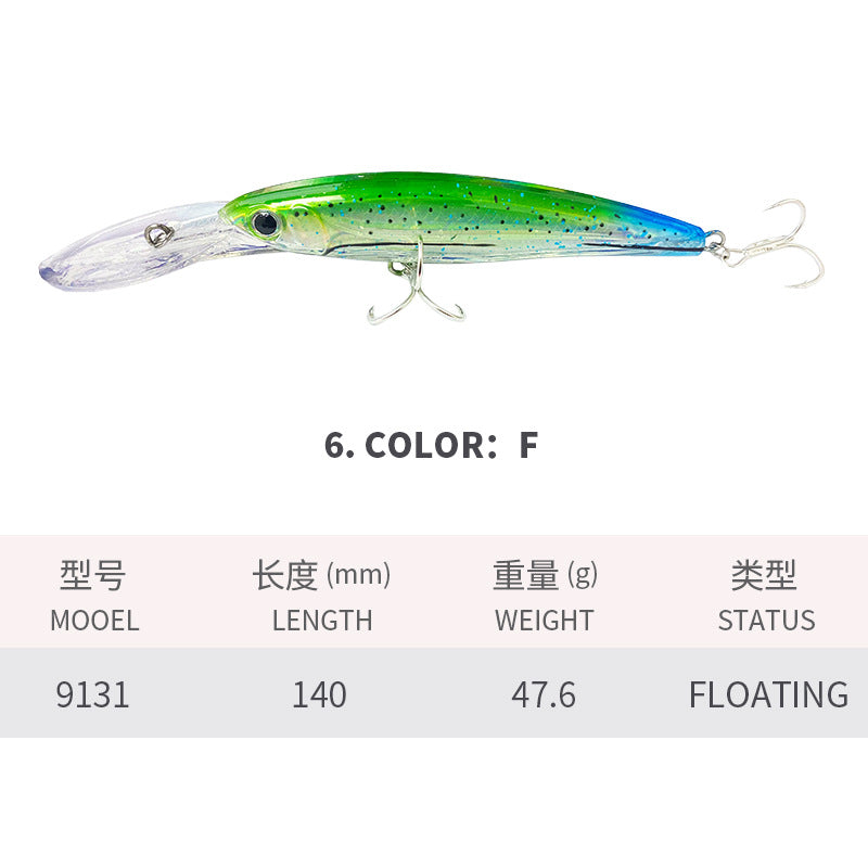 Minnow Saltwater Lures 140mm/49g