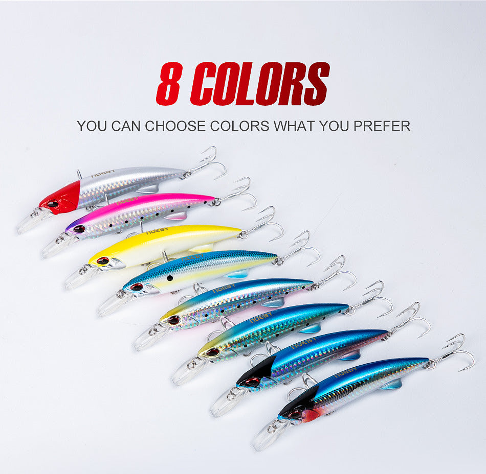 NOEBY Saltwater Pencil Bait/Stickbait/Minnow/Topwater/Popper Lure 110mm/64g