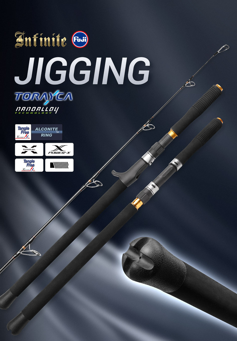 NOEBY NBJ561MH/602M/C602M/601MH/C601MH Slow Pitch Jigging fishing rod