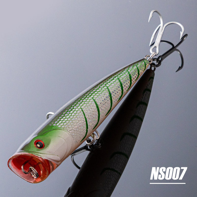 Saltwater plastic popper bait #7- 140mm/40g