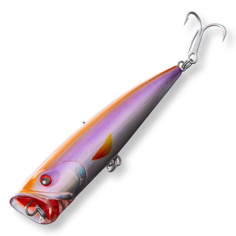 Saltwater plastic popper bait #7- 140mm/40g