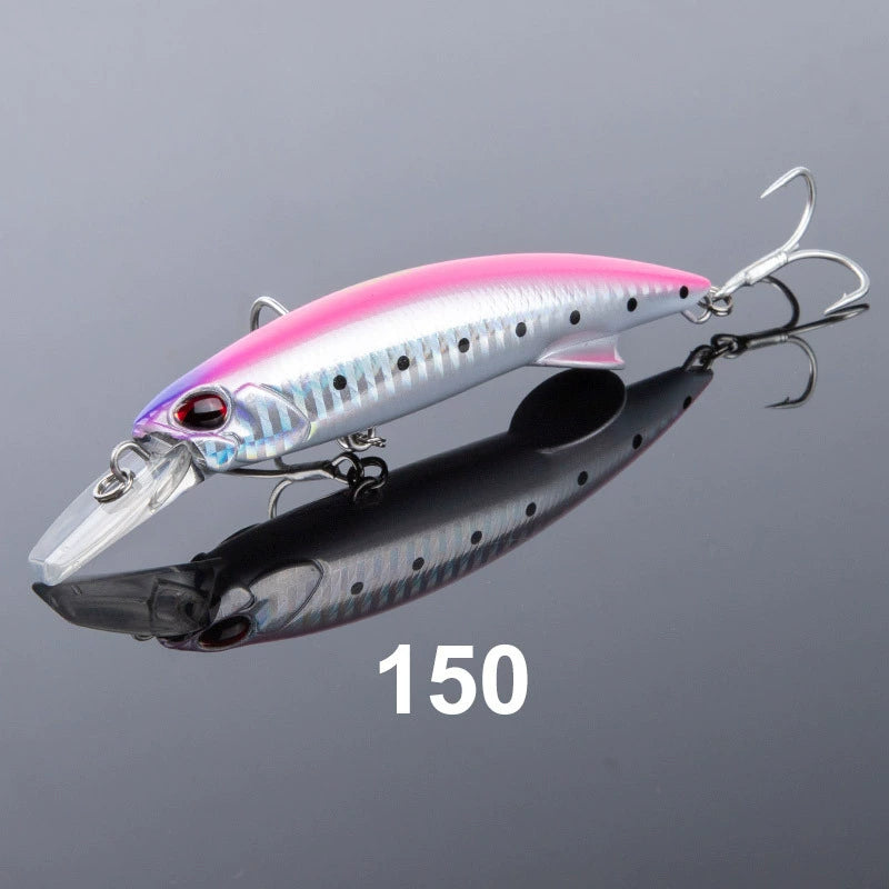 NOEBY Saltwater Pencil Bait/Stickbait/Minnow/Topwater/Popper Lure 110mm/64g
