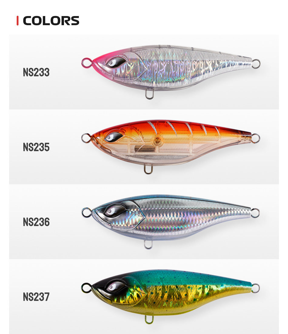 NOEBY Saltwater Pencil Bait/Stickbait/Minnow/Topwater Lure 150mm/109g