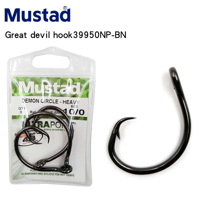 New High Quality Mustad Jigging Hook/Assist Hook for Saltwater Fishing Hooks #4/0 #6/0 #8/0 #10/0 #12/0 #14/0