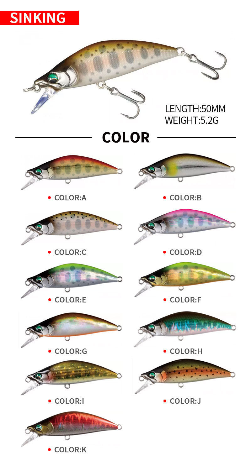 Minnow Saltwater Lures 50MM/5.2g