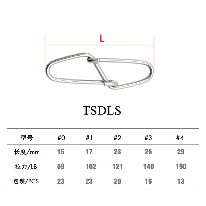 Stainless Steel Snap #0 #1 #2 #3 #4/Fishing tackle