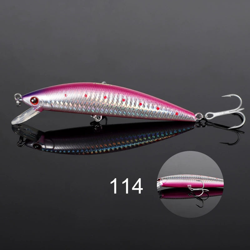 NOEBY Saltwater Pencil Bait/Stickbait/Minnow/Topwater/Popper Lure 120mm/44g