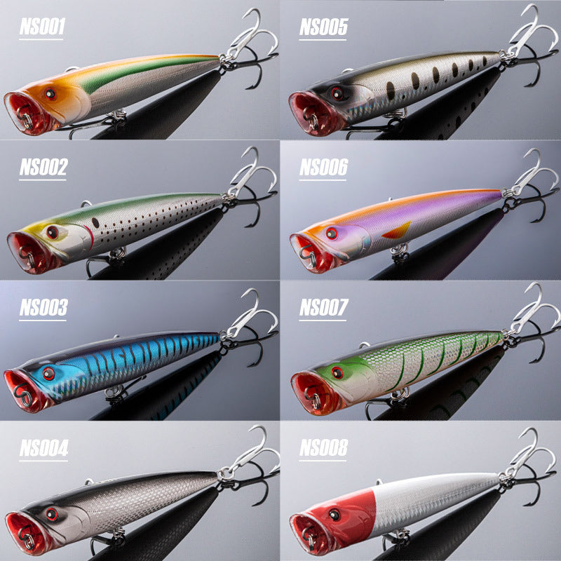 Saltwater plastic popper bait #7- 140mm/40g