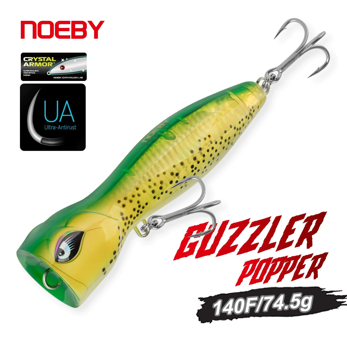 NOEBY Saltwater Pencil Bait/Stickbait/Minnow/Topwater/Popper Lure 140mm/74.5g
