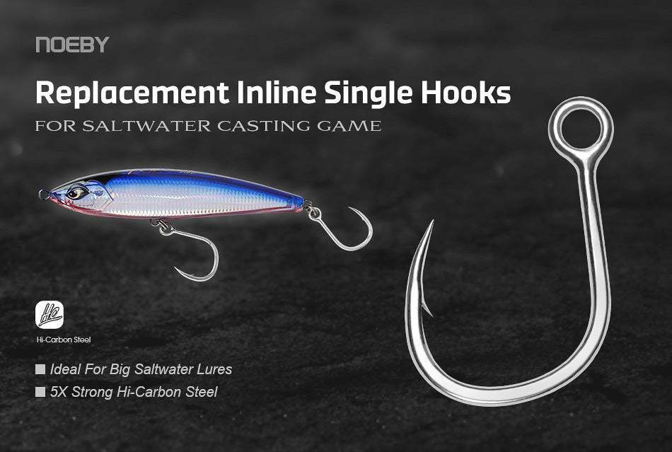 NOEBY Jigging/Assist/Single/Treble hook 3/0 4/0 5/0 6/0 7/0