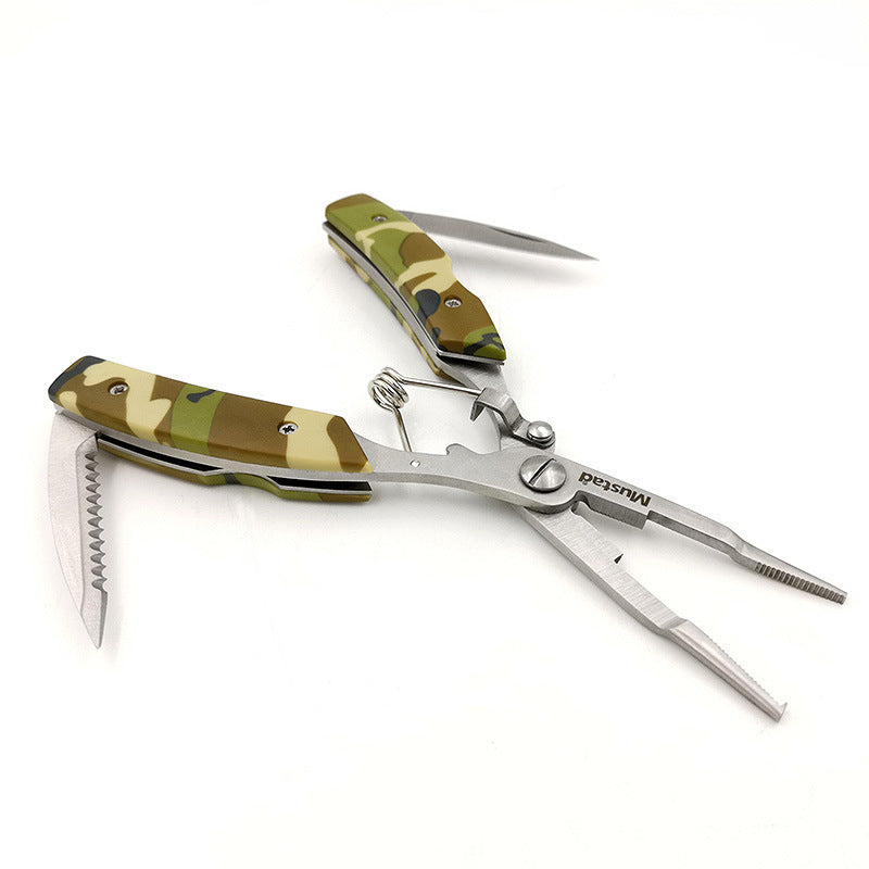 Mustad MT023C Stainless Steel Corrosion Resistant Multipurpose Fishing Pliers Fishing tackle