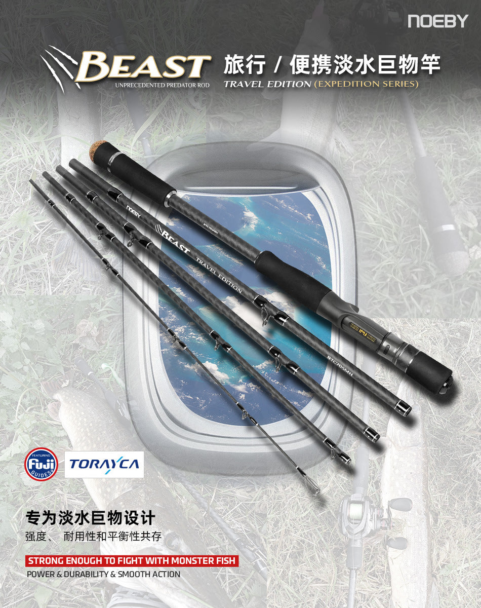 NOEBY Slow Pitch Jigging/Saltwater/Topwater/Big Game/GT /Tuna Rod BTC604MH/BTS705MH