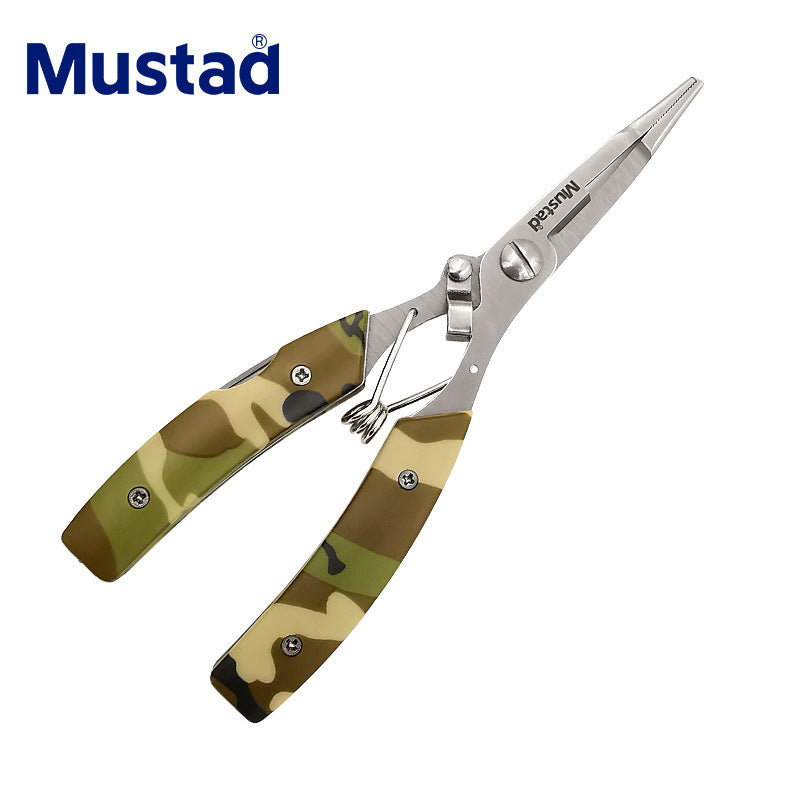 Mustad MT023C Stainless Steel Corrosion Resistant Multipurpose Fishing Pliers Fishing tackle