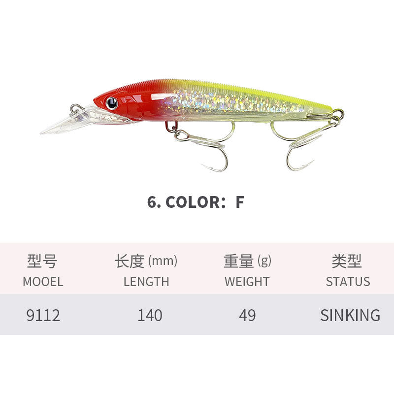 Minnow Saltwater Lures 140mm/49g