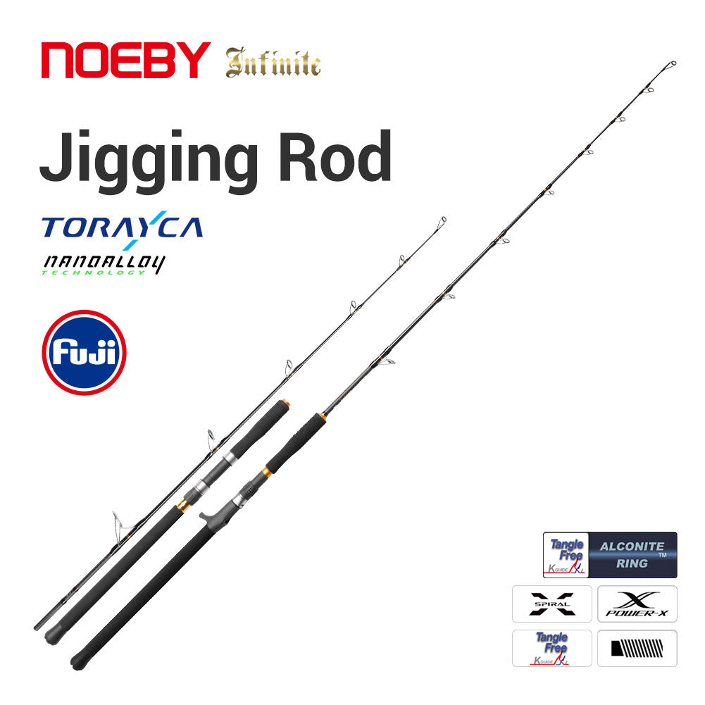 NOEBY NBJ561MH/602M/C602M/601MH/C601MH Slow Pitch Jigging fishing rod –  Jigs Fishing Tackle Store