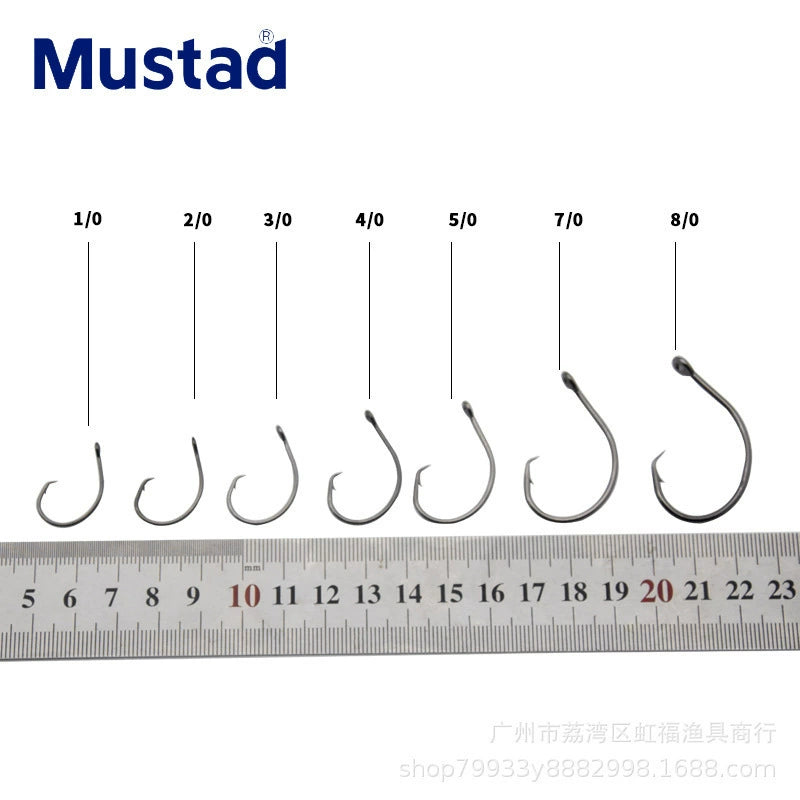 New High Quality Mustad Jigging Hook/Assist Hook for Saltwater Fishing Hooks #6 #4 #2 #1 #1/0 #2/0 #3/0 #4/0 #5/0 #6/0 #7/0 #8/0