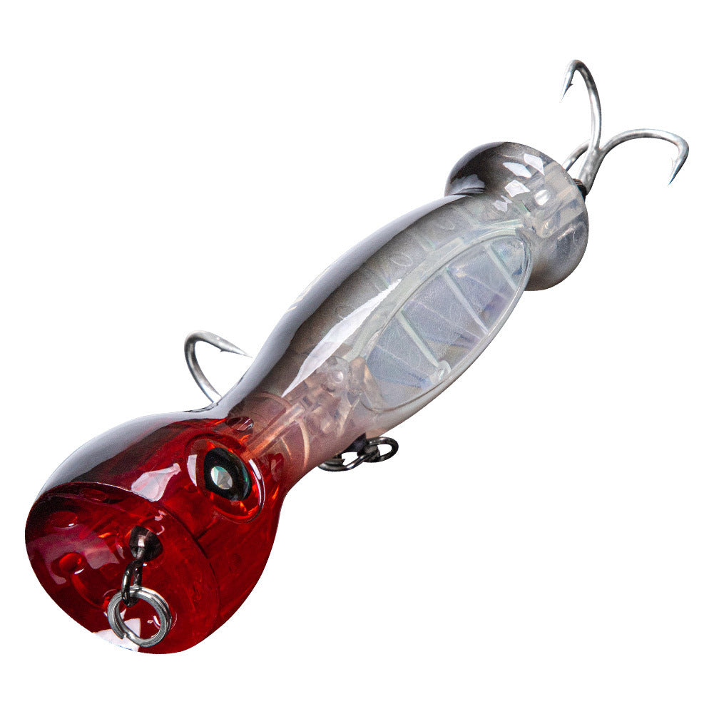 Saltwater plastic popper bait #6- 130mm/50g