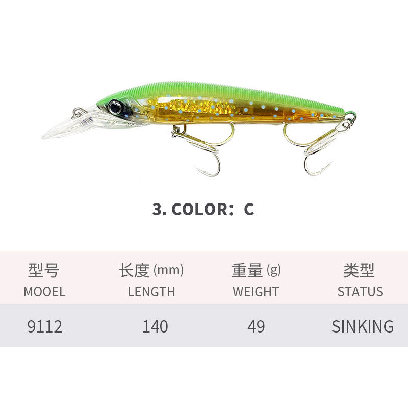 Minnow Saltwater Lures 140mm/49g