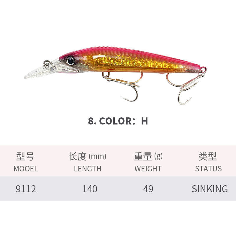 Minnow Saltwater Lures 140mm/49g