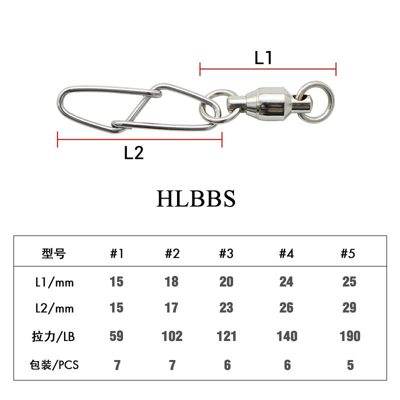 Stainless Steel Swivels+Snap #0 #1 #2 #3 #4 #5/Fishing tackle