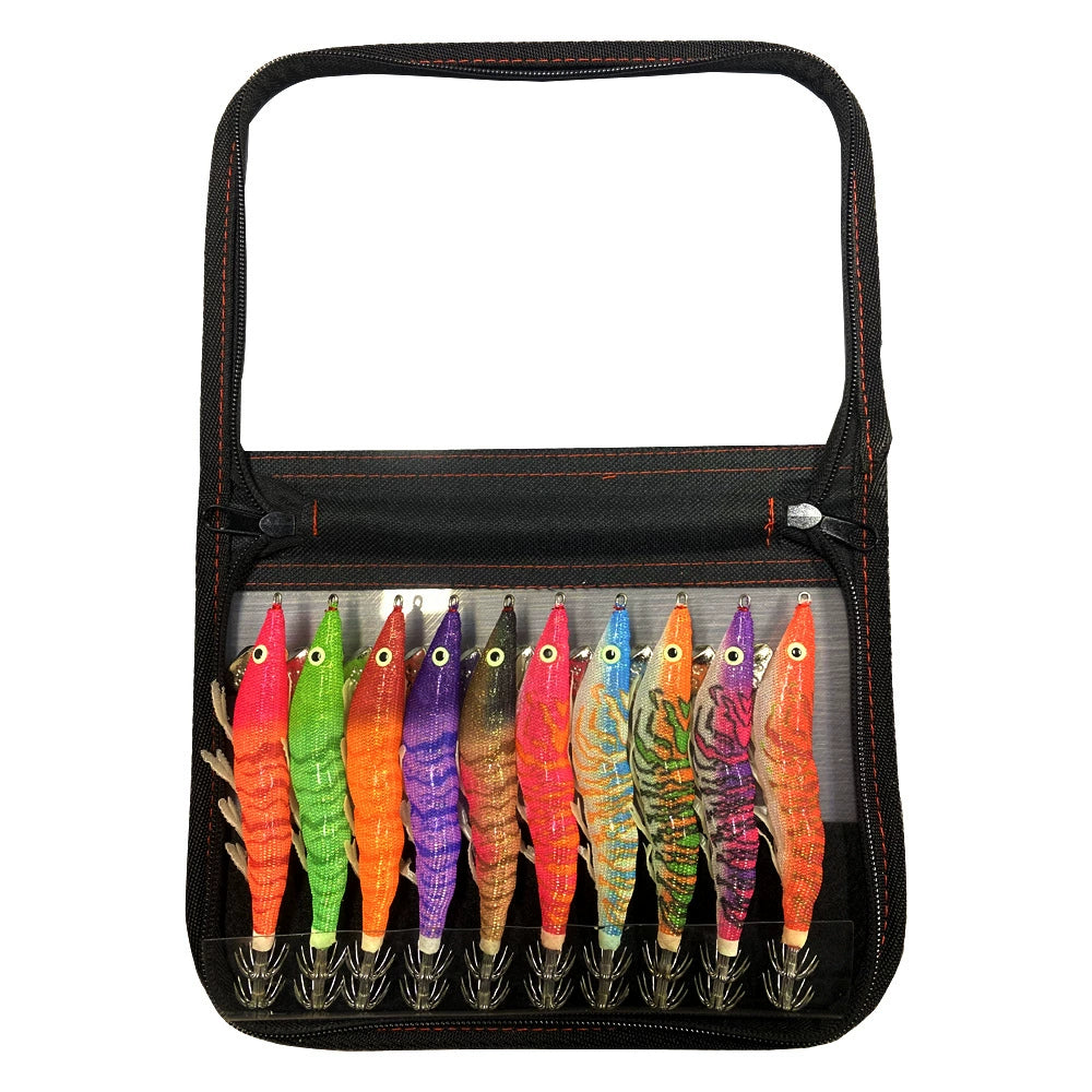 New Squid Hook #13/20g Rapid inkiSng Artificial Luminous Squid Jigging Bait Wood Shrimp Hooks for Saltwater Tackle Fishing Lure