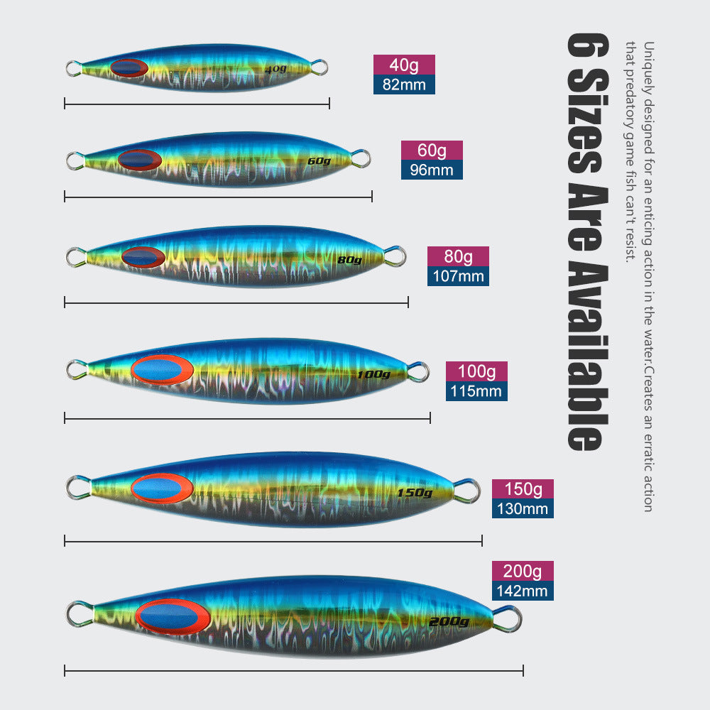 #20 Slow/Speed Jigs 60g 80g 100g 150g 200g